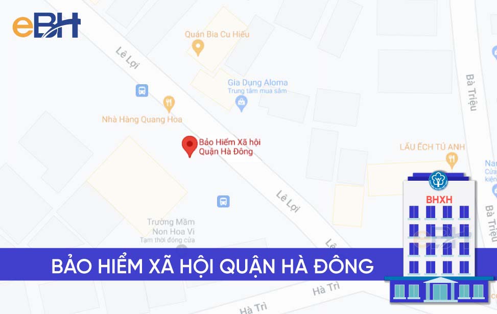 cơ quan bảo hiểm xã hội quận Hà Đông