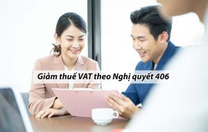 Viết hóa đơn khi được giảm thuế VAT theo Nghị quyết 406
